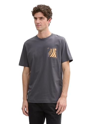 TOM TAILOR Piqué Poloshirt mit Stretch, Dark Green White Two Tone, XXXL von TOM TAILOR
