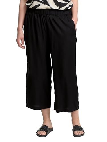TOM TAILOR Damen 1047200 Culotte Hose, 14482-Deep Black, 48/28 von TOM TAILOR