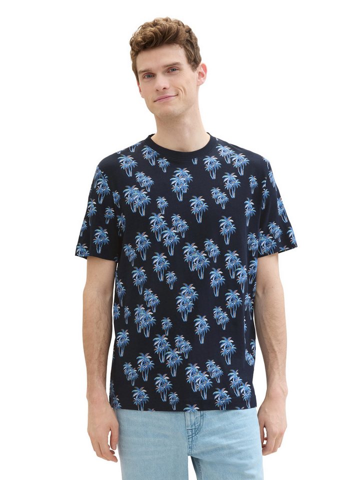 TOM TAILOR Print-Shirt mit All-Over Print von TOM TAILOR