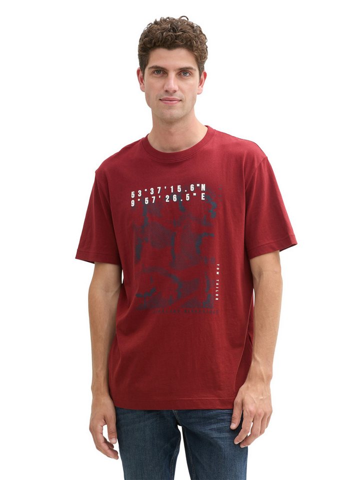 TOM TAILOR Print-Shirt mit Frontprint von TOM TAILOR