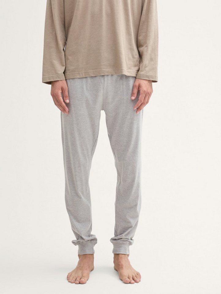 TOM TAILOR Pyjamahose Unterwäsche Pyjama-Hose in Melange-Optik von TOM TAILOR
