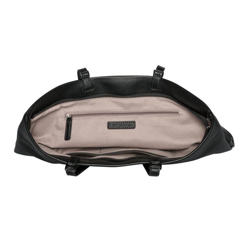 TOM TAILOR - ROSABEL, Zip shopper L, black black von TOM TAILOR