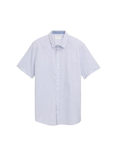 TOM TAILOR Regular Fit Hemd mit Karomuster, Navy Blue Check, M von TOM TAILOR