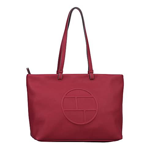 TOM TAILOR- Rosabel, Damen, Shopper, L, Rot, 40x12x27 cm von TOM TAILOR