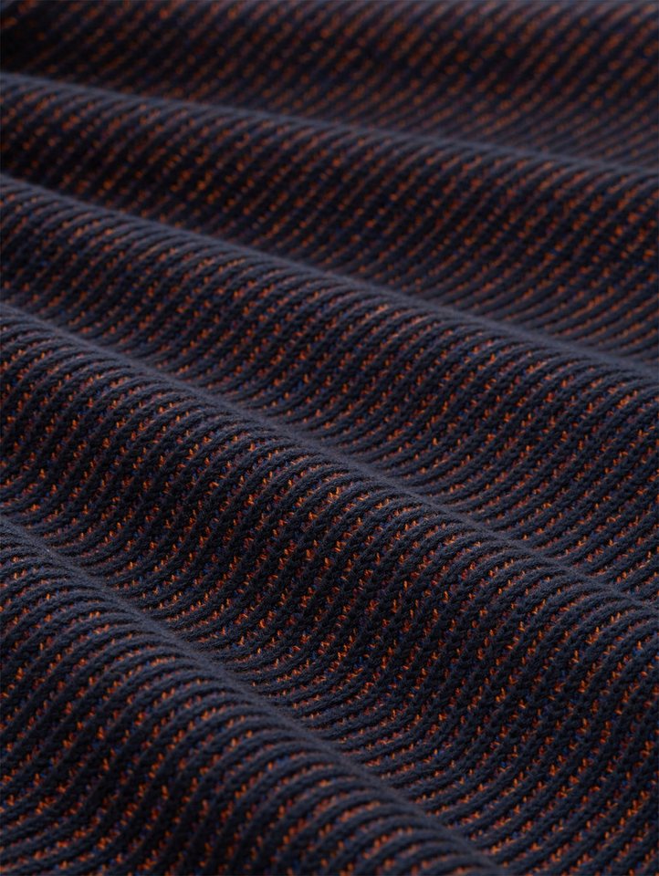 TOM TAILOR Rundhalspullover Strickpullover mit Troyer Kragen von TOM TAILOR