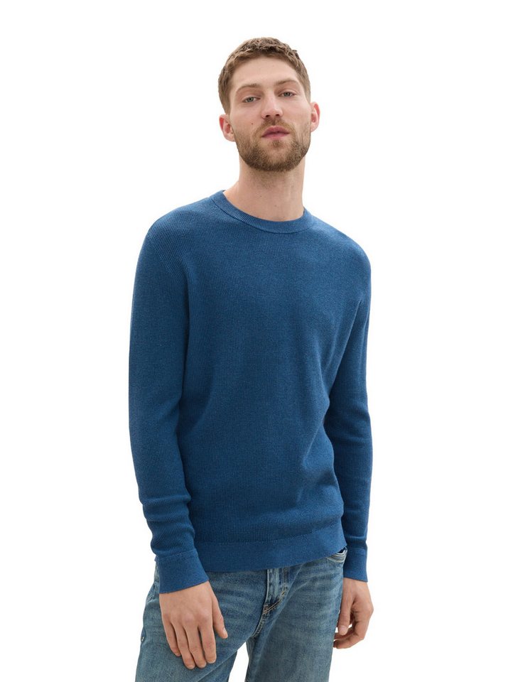 TOM TAILOR Rundhalspullover mit Rundhalsausschnitt von TOM TAILOR