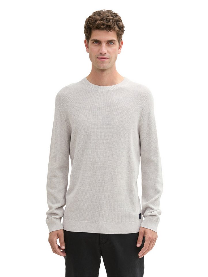 TOM TAILOR Rundhalspullover mit Rundhalsausschnitt von TOM TAILOR