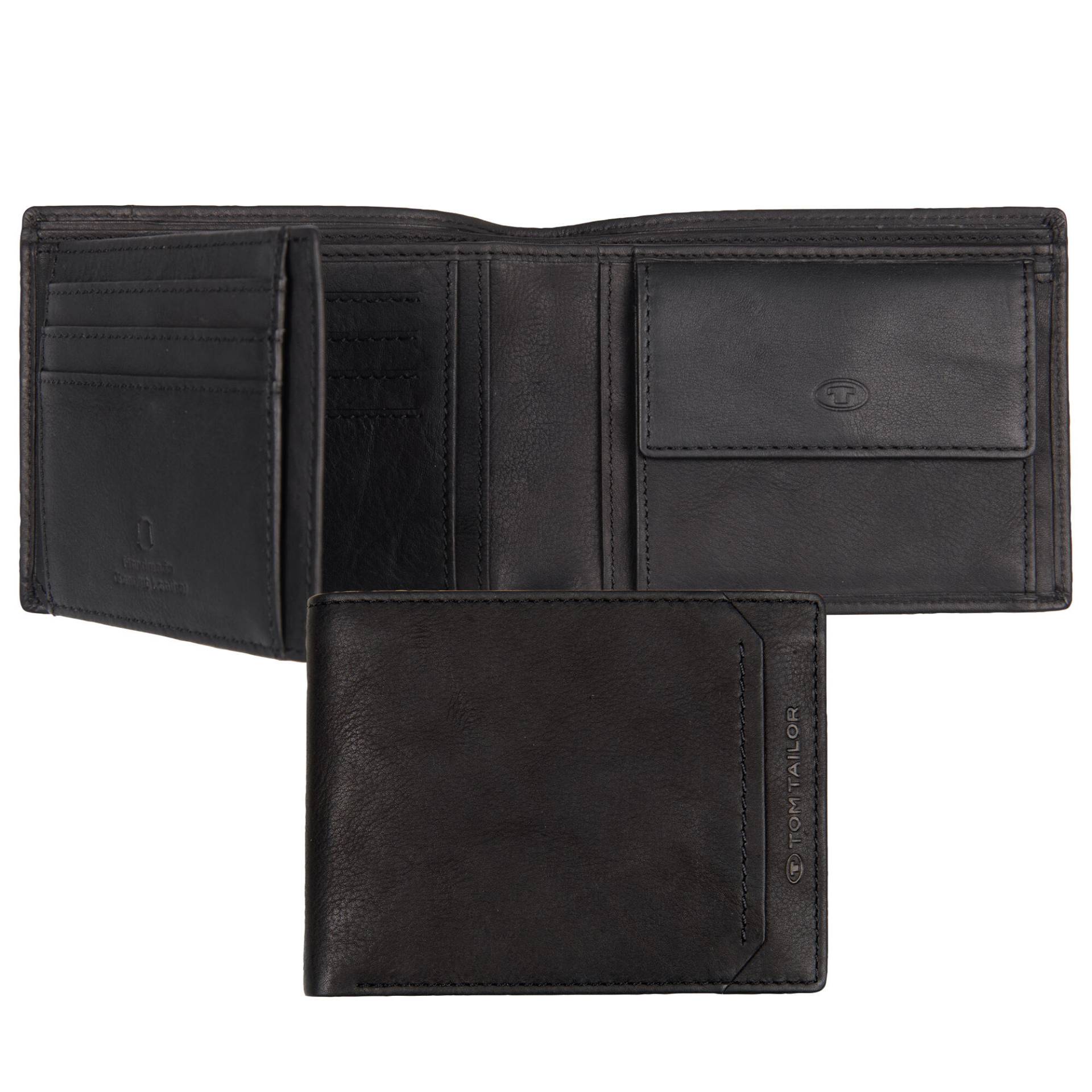 TOM TAILOR - SAM, Horizontal wallet, black black von TOM TAILOR