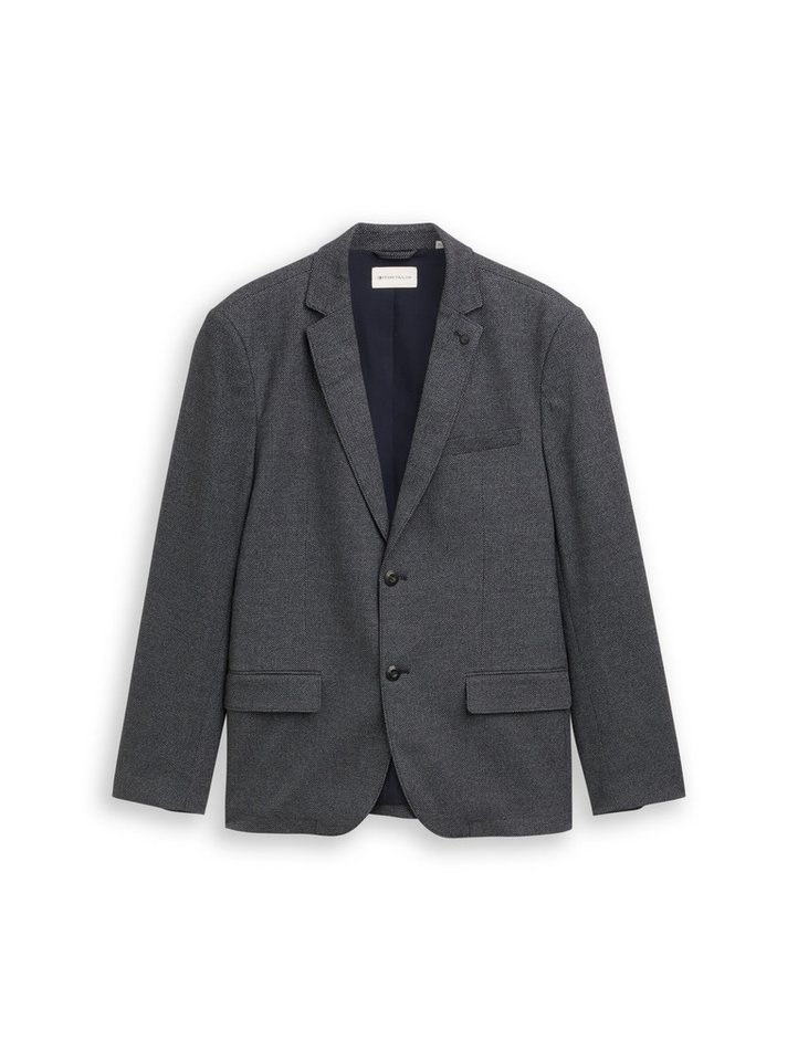 TOM TAILOR Sakko structured blazer navy structured grindle von TOM TAILOR