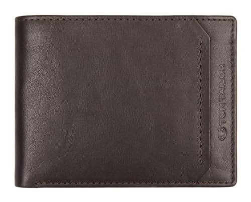 TOM TAILOR Sam Herren Geldbörse Querformat Mittelgroß Braun von TOM TAILOR
