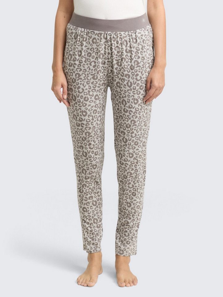 TOM TAILOR Schlafshorts Bodywear Pyjama-Hose mit Leo-Print von TOM TAILOR