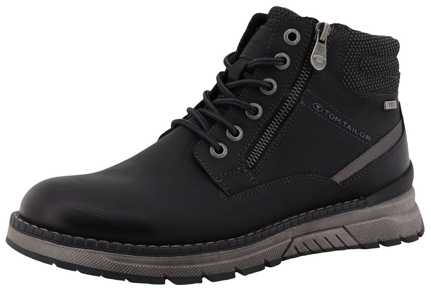TOM TAILOR Schnürboots, Herbstmode, Outdoorschuh mit gepolstertem Schaftrand von TOM TAILOR