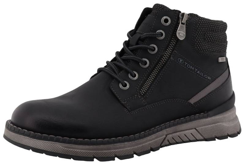 TOM TAILOR Schnürboots, Herbstmode, Outdoorschuh mit gepolstertem Schaftrand von TOM TAILOR