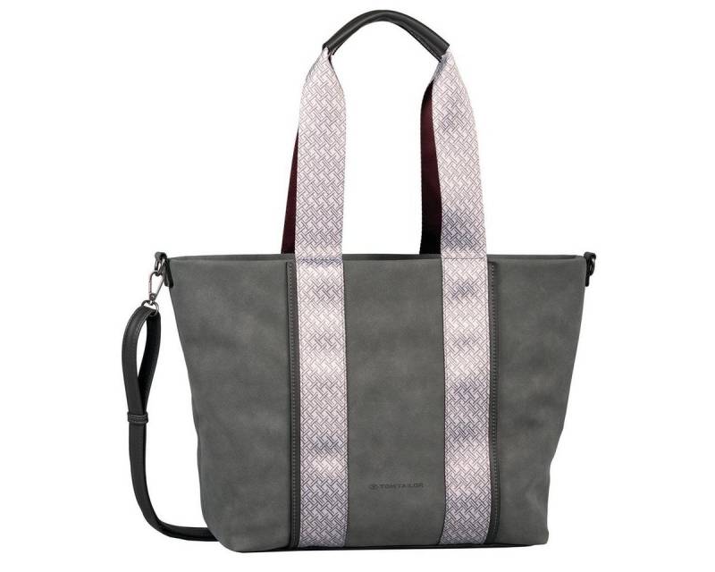 TOM TAILOR Schultertasche TOM TAILOR Shopper CARA Henkeltasche 45x13x30 71 dark grey von TOM TAILOR