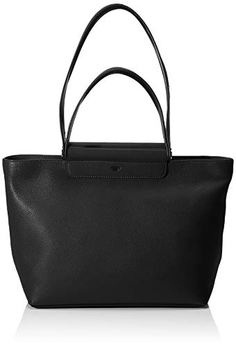 TOM TAILOR Shopper Damen, Magda, Schwarz (Schwarz), 27x20x8 cm, TOM TAILOR Schultertasche, Handtaschen Damen von TOM TAILOR