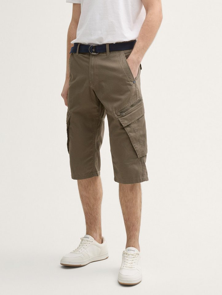 TOM TAILOR Shorts TTMAX Overknee Cargo Shorts mit Gürtel TTMAX Overknee Cargo Shorts mit Gürtel von TOM TAILOR