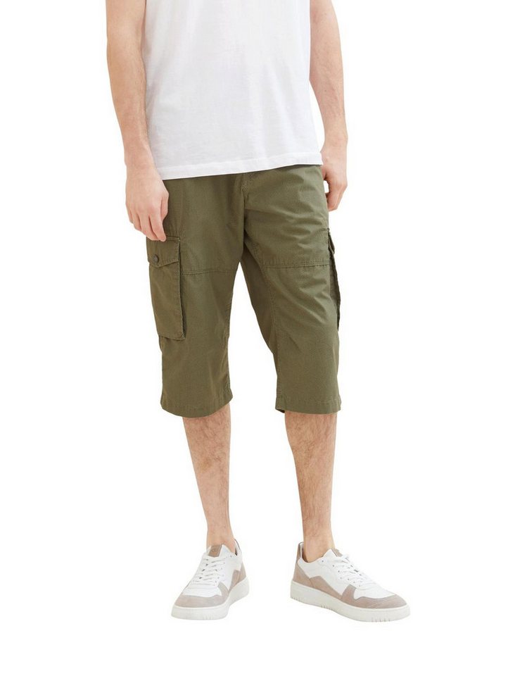 TOM TAILOR Shorts printed max overknee, olive geometric structure TOM TAILOR Shorts printed max overknee, olive geometric structure von TOM TAILOR