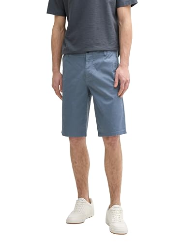 TOM TAILOR Slim Chino Shorts, beige Triangle Print, 28 von TOM TAILOR