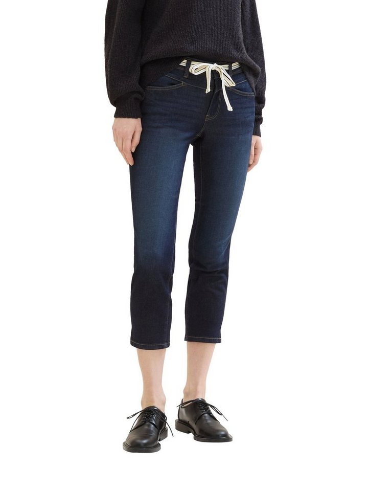 TOM TAILOR Slim-fit-Jeans ALEXA in 7/8 Länge und mit Bindeband von TOM TAILOR