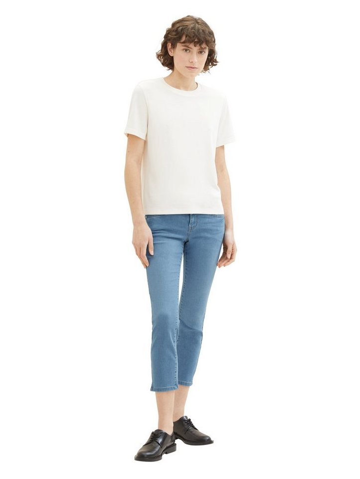 TOM TAILOR Slim-fit-Jeans ALEXA in 7/8 Länge und mit Bindeband von TOM TAILOR