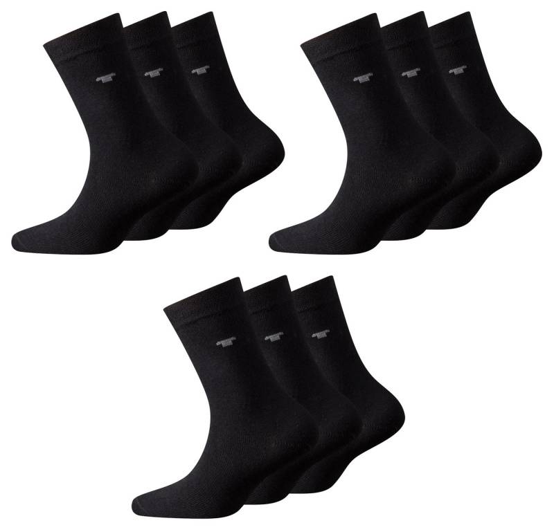 TOM TAILOR Sneakersocken TOM TAILOR Kinder Socken Basic schwarz 9er Pack TOM TAILOR Kinder Socken Basic schwarz 9er Pack von TOM TAILOR