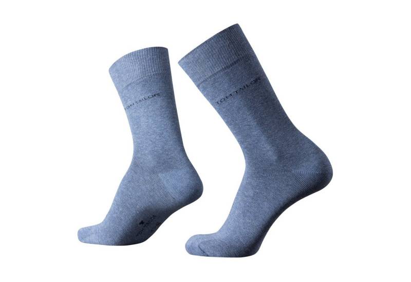 TOM TAILOR Socken TT men basic socks 2er light denim mel. 43-46 von TOM TAILOR