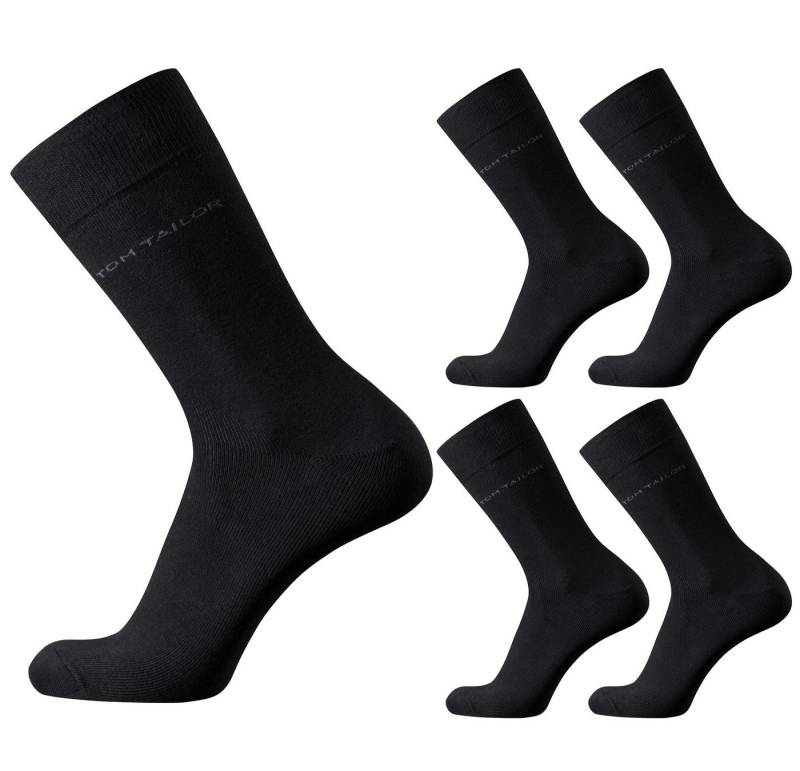 TOM TAILOR Socken Tom Tailor Herren Socken 4er Pack uni basic beige, anthrazit Tom Tailor Herren Socken 4er Pack uni basic beige, anthrazit von TOM TAILOR