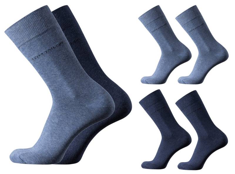 TOM TAILOR Socken Tom Tailor Herren Socken 4er Pack uni basic beige, anthrazit Tom Tailor Herren Socken 4er Pack uni basic beige, anthrazit von TOM TAILOR
