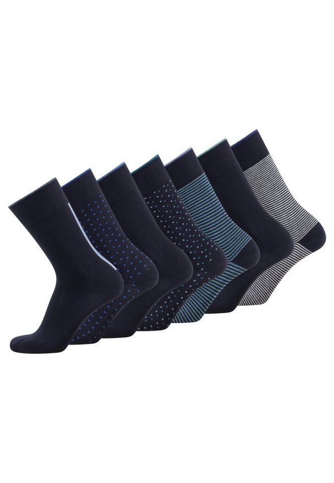 TOM TAILOR Socken 90251545038 TOM TAILOR Herren 7er Box Baumwollsocken für Alltag und Freizeit von TOM TAILOR