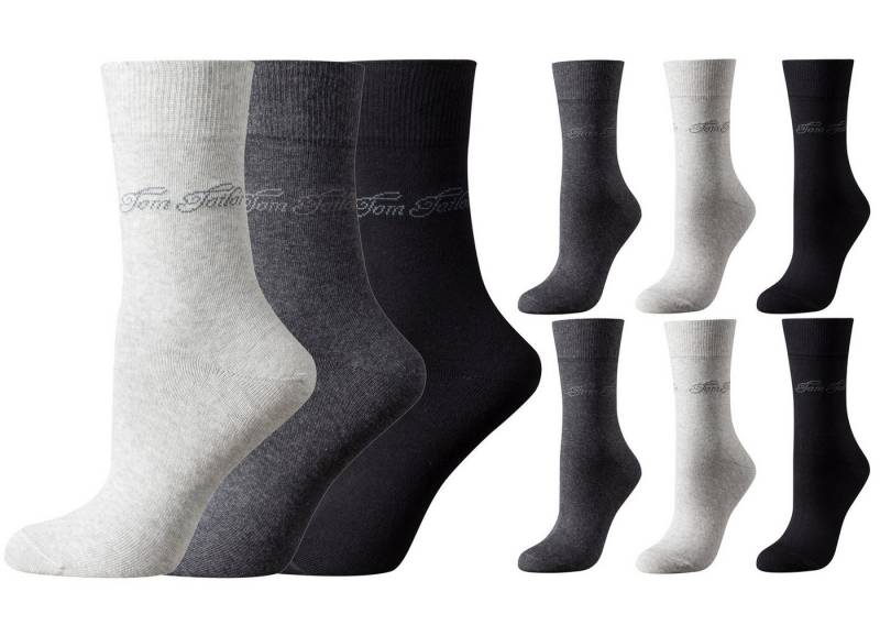 TOM TAILOR Socken TOM TAILOR Damen Socken Basic 6er Pack mehrfarbig TOM TAILOR Damen Socken Basic 6er Pack mehrfarbig von TOM TAILOR