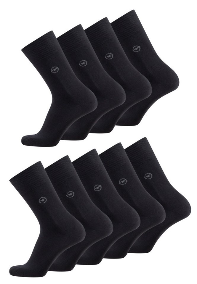 TOM TAILOR Socken TOM TAILOR Herren Socken 9er Pack Basic Strümpfe schwarz TOM TAILOR Herren Socken 9er Pack Basic Strümpfe schwarz von TOM TAILOR