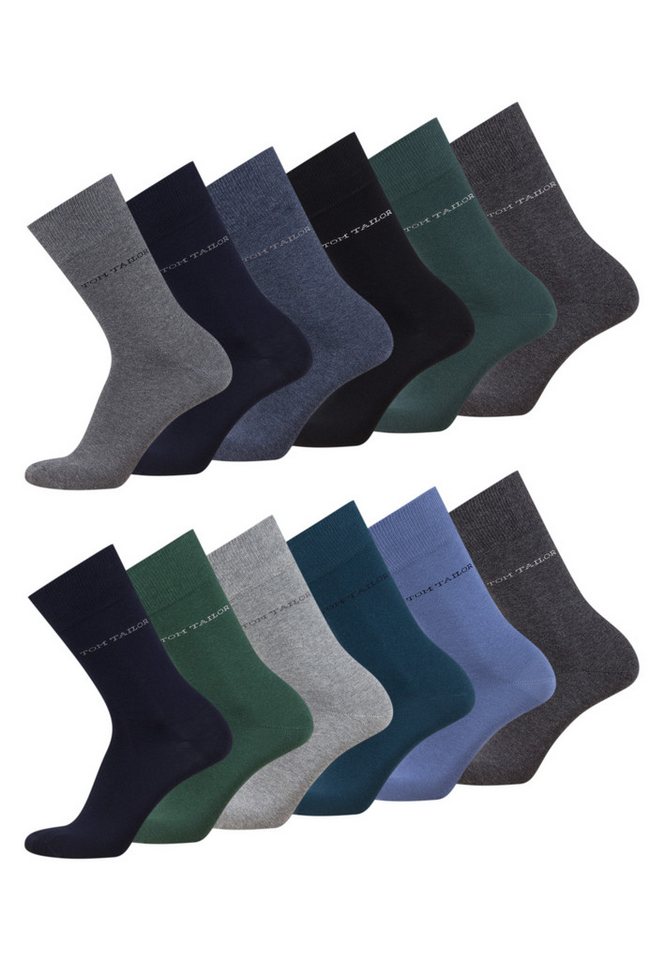 TOM TAILOR Socken TOM TAILOR Herren Socken Baumwolle 12er Pack mehrfarbig atmungsaktiv TOM TAILOR Herren Socken Baumwolle 12er Pack mehrfarbig atmungsaktiv von TOM TAILOR