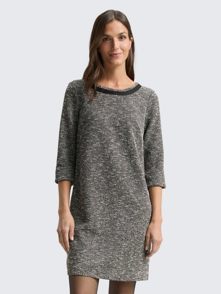 TOM TAILOR Sommerkleid Kleider & Jumpsuits Bouclé Kleid mit Schleifen-Detail von TOM TAILOR