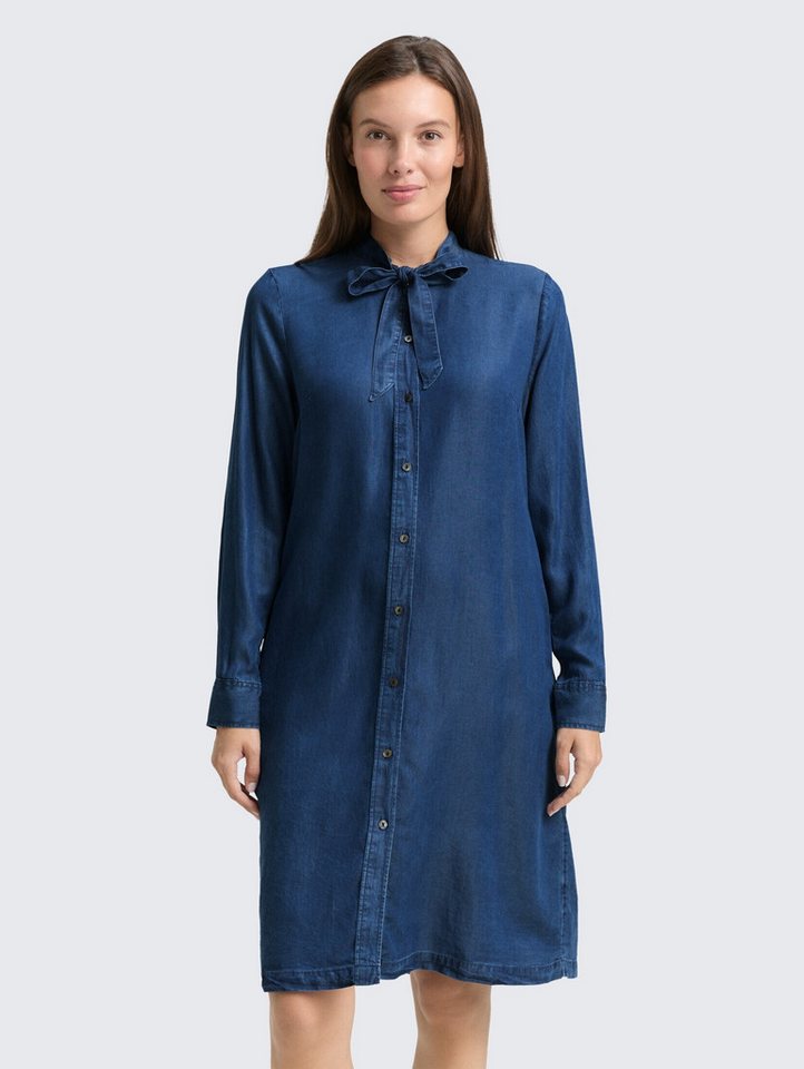 TOM TAILOR Sommerkleid Kleider & Jumpsuits Jeanskleid mit Schleifen-Detail TOM TAILOR Sommerkleid Kleider & Jumpsuits Jeanskleid mit Schleifen-Detail von TOM TAILOR