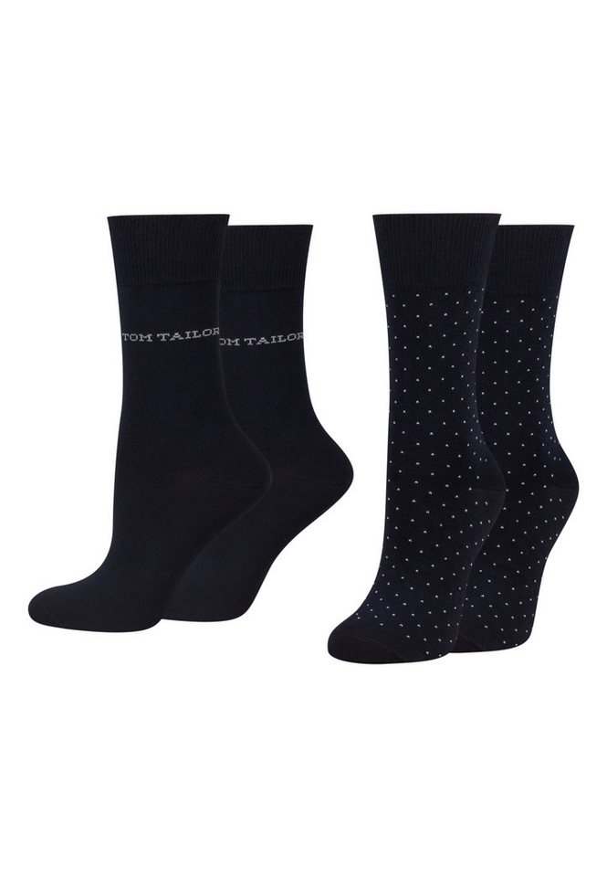 TOM TAILOR Sportsocken 9519545038_4 Tom Tailor women socks 2er basic dot von TOM TAILOR