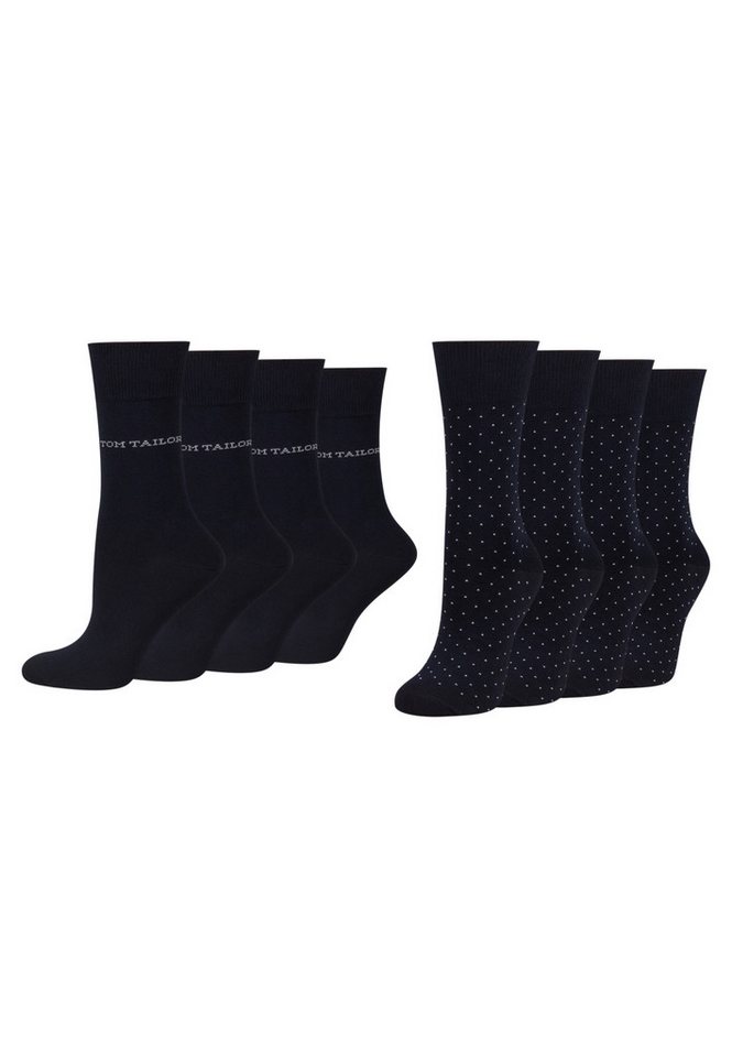TOM TAILOR Socken Tom Tailor women socks 8er dot dark navy 35-38 von TOM TAILOR