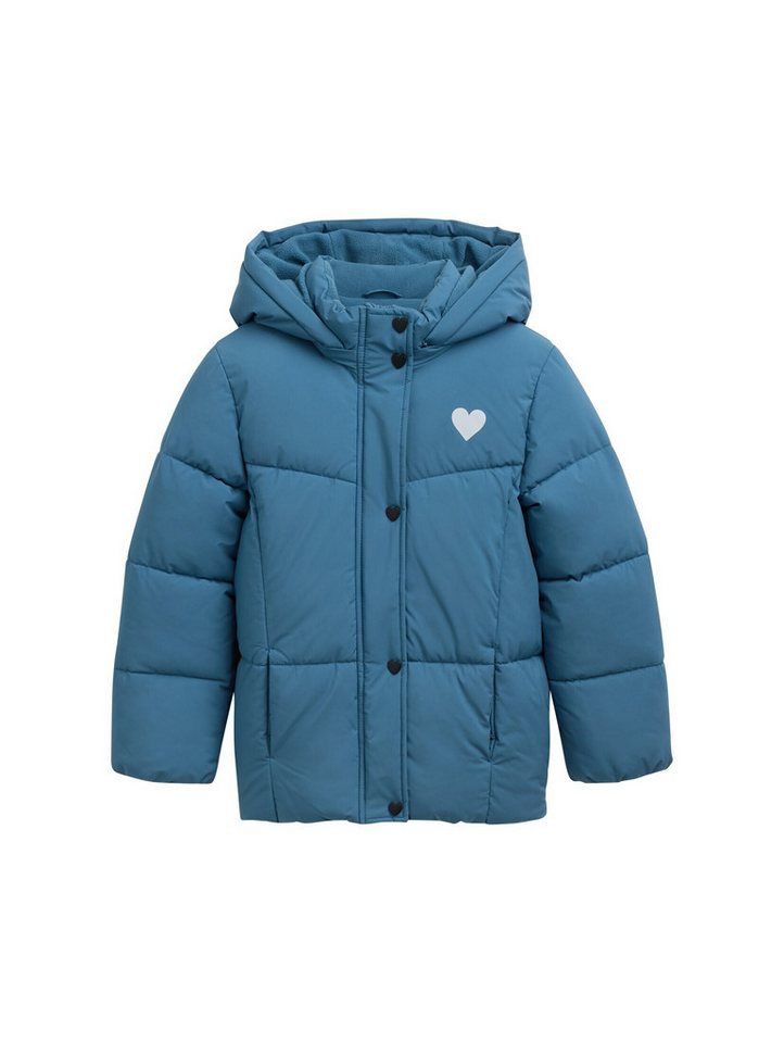 TOM TAILOR Steppjacke Puffer Jacke mit reflektiven Prints Puffer Jacke mit reflektiven Prints von TOM TAILOR