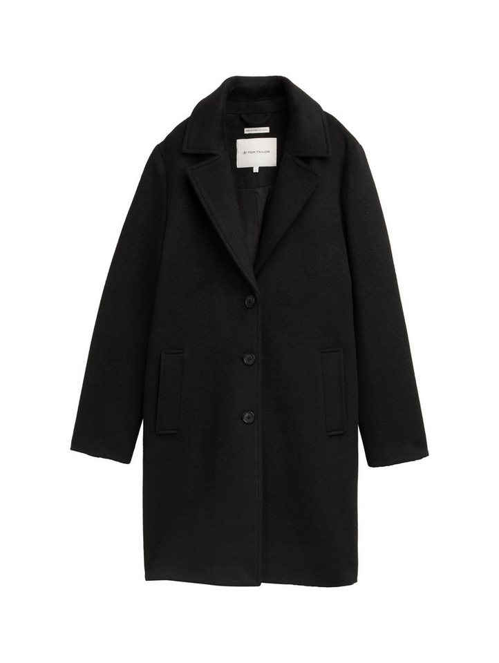TOM TAILOR Steppmantel Wollmantel mit Eingriffstaschen von TOM TAILOR
