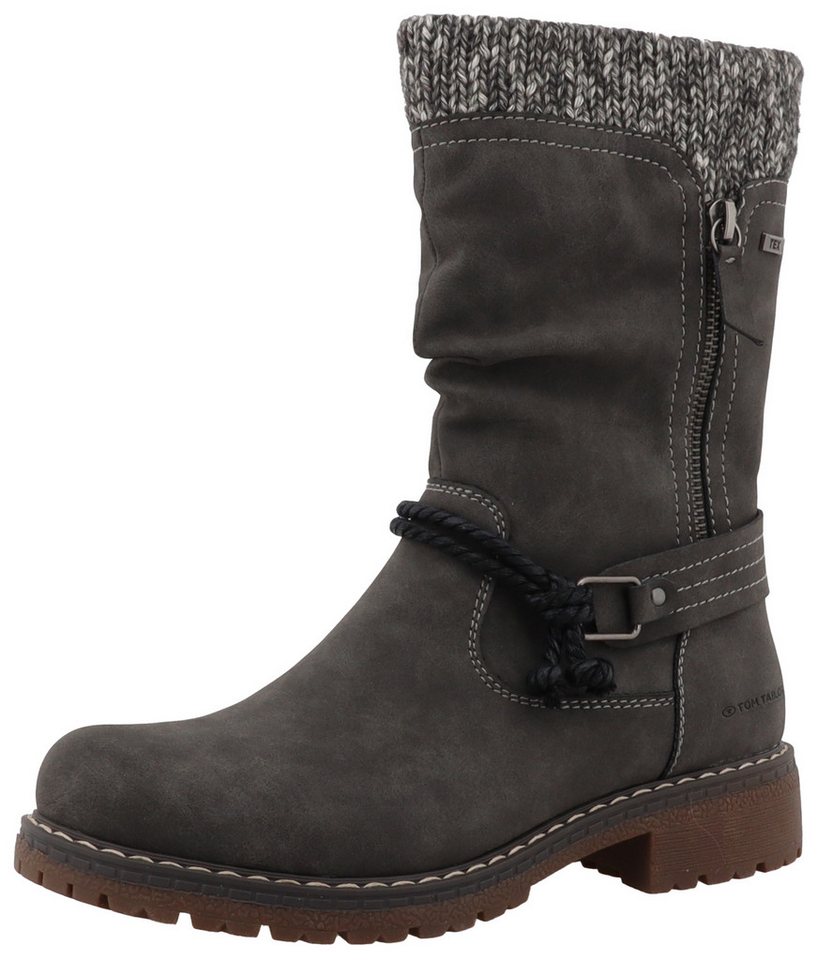 TOM TAILOR Stiefel, Blockabsatz, Kurzstiefel in Bequemweite G (weit) von TOM TAILOR