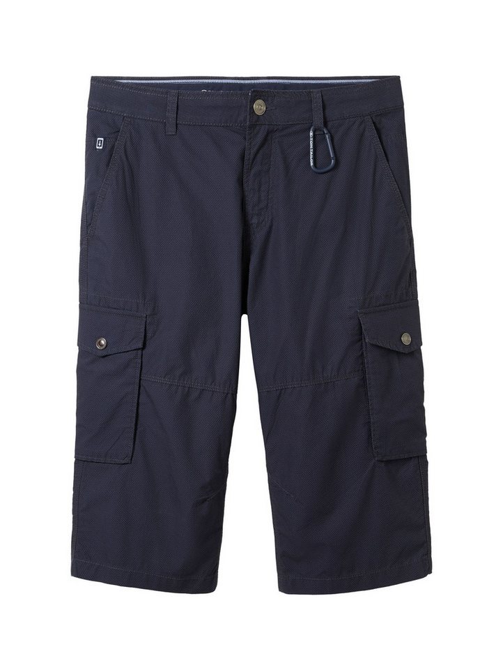 TOM TAILOR Stoffhose Max Fit Seitliche Taschen Bermudashorts mit Print von TOM TAILOR