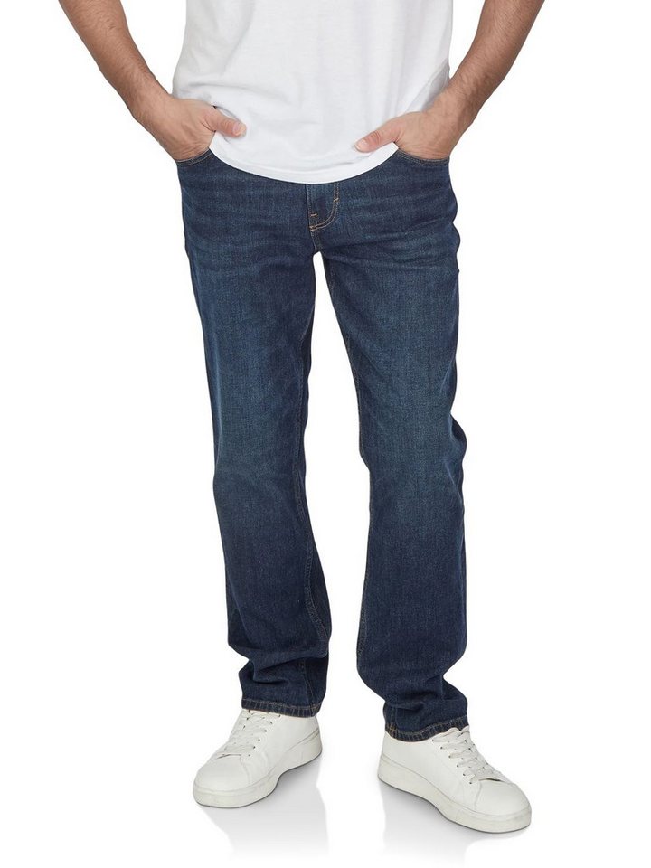TOM TAILOR Straight-Jeans Herren Jeanshose Josch Regular Fit Denim Hose mit Stretch TOM TAILOR Straight-Jeans Herren Jeanshose Josch Regular Fit Denim Hose mit Stretch von TOM TAILOR
