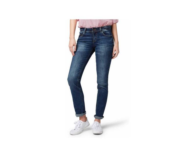 TOM TAILOR Straight-Jeans Straight Leg Jeans für Damen in metall (1-tlg) von TOM TAILOR