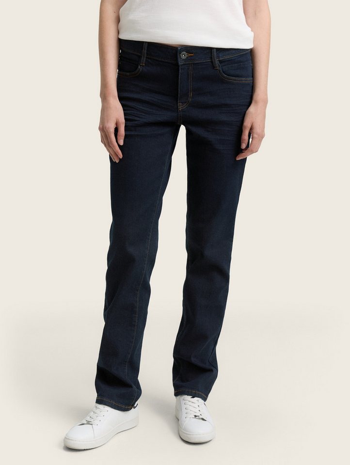 TOM TAILOR Straight-Jeans Jeanshosen TTLIVA STRAIGHT Jeans von TOM TAILOR