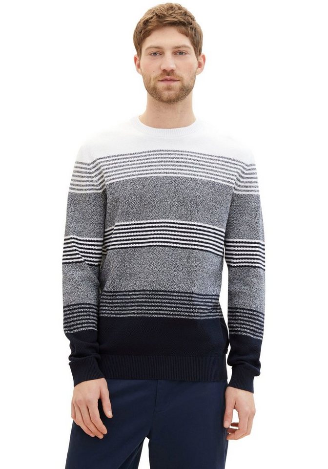 TOM TAILOR Streifenpullover mit Streifen-Optik von TOM TAILOR