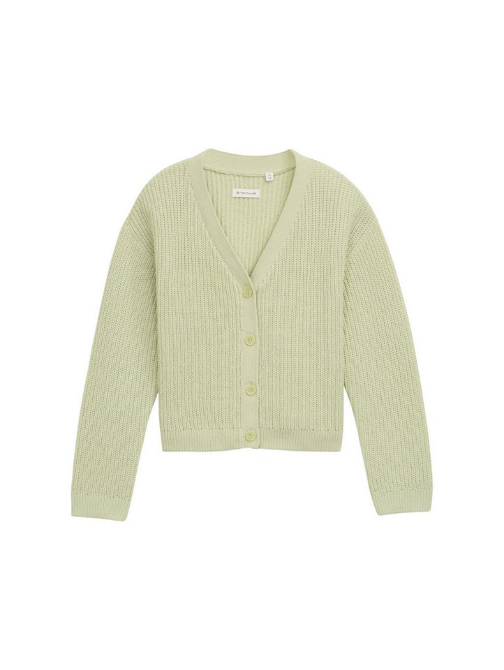 TOM TAILOR Strickjacke mit V-Ausschnitt und Knopfleiste von TOM TAILOR