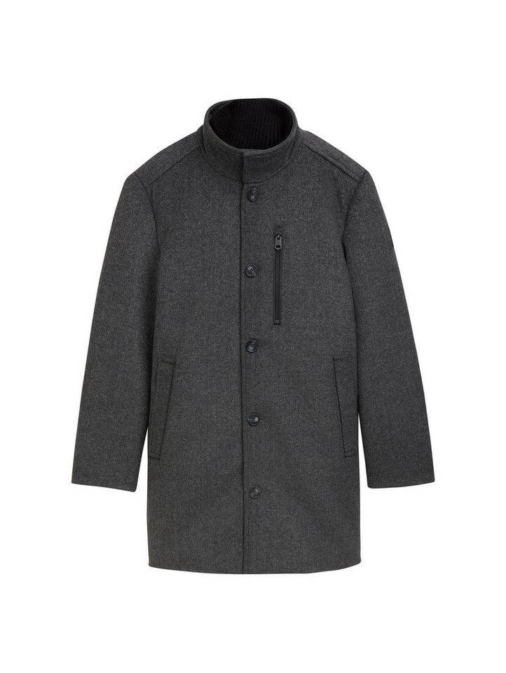 TOM TAILOR Strickmantel Mantel 2-in-1 - Regular Fit von TOM TAILOR