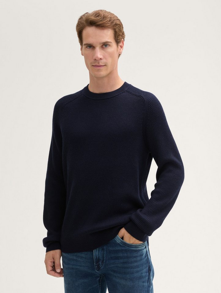 TOM TAILOR Strickpullover Pullover & Strickjacken Strickpullover mit weichem Wollanteil von TOM TAILOR
