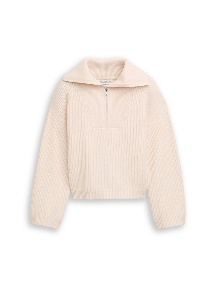 TOM TAILOR Strickpullover Cropped Troyer Strickpullover Cropped Troyer Strickpullover TOM TAILOR Strickpullover Cropped Troyer Strickpullover Cropped Troyer Strickpullover von TOM TAILOR