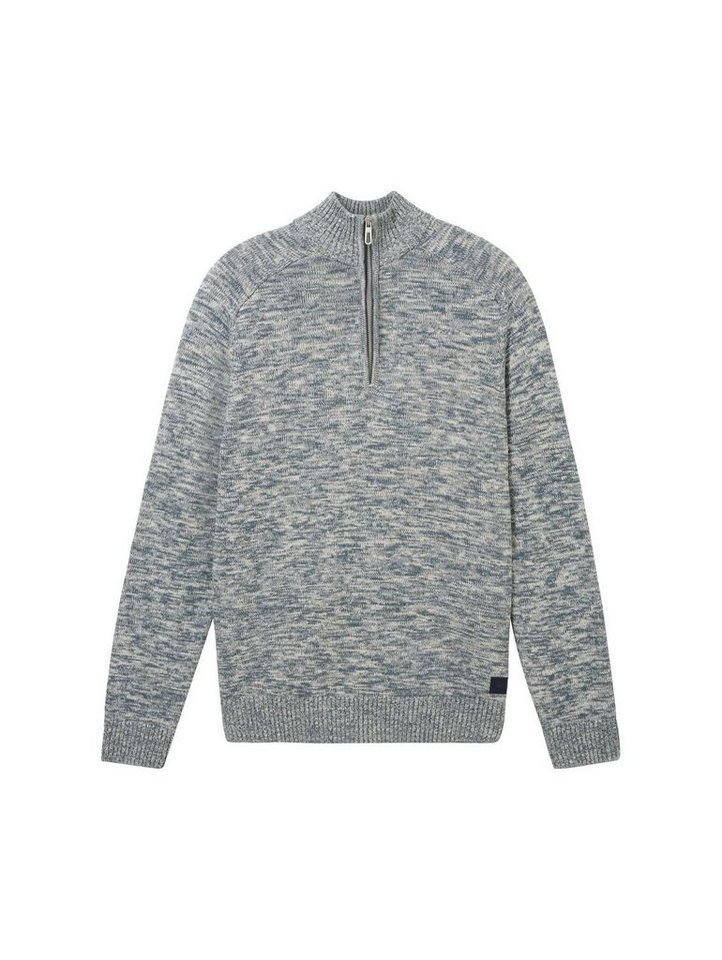 TOM TAILOR Strickpullover KNITTED TROYER aus Baumwolle von TOM TAILOR