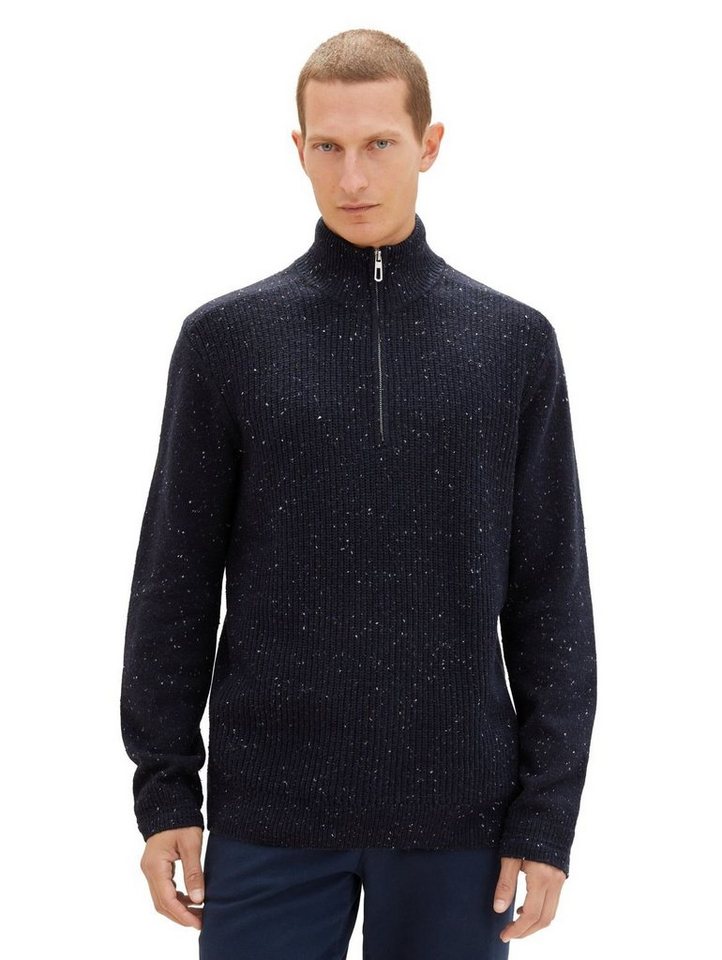 TOM TAILOR Strickpullover NEPS STRUCTURED aus Baumwolle von TOM TAILOR